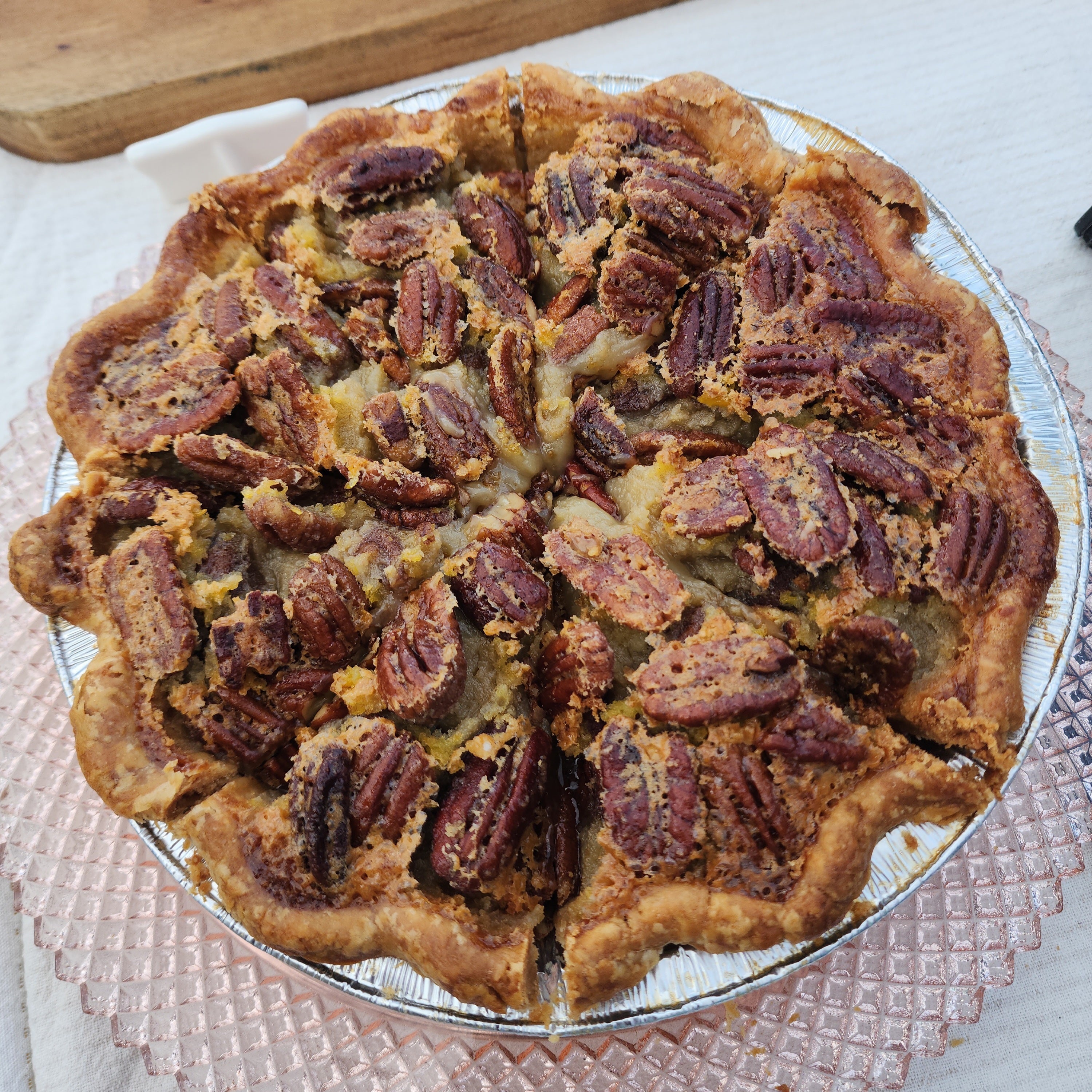 Bourbon Pecan Pie (Thanksgiving Menu)