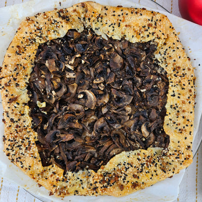 Mushroom Goat Cheese Galette (Holiday Menu)